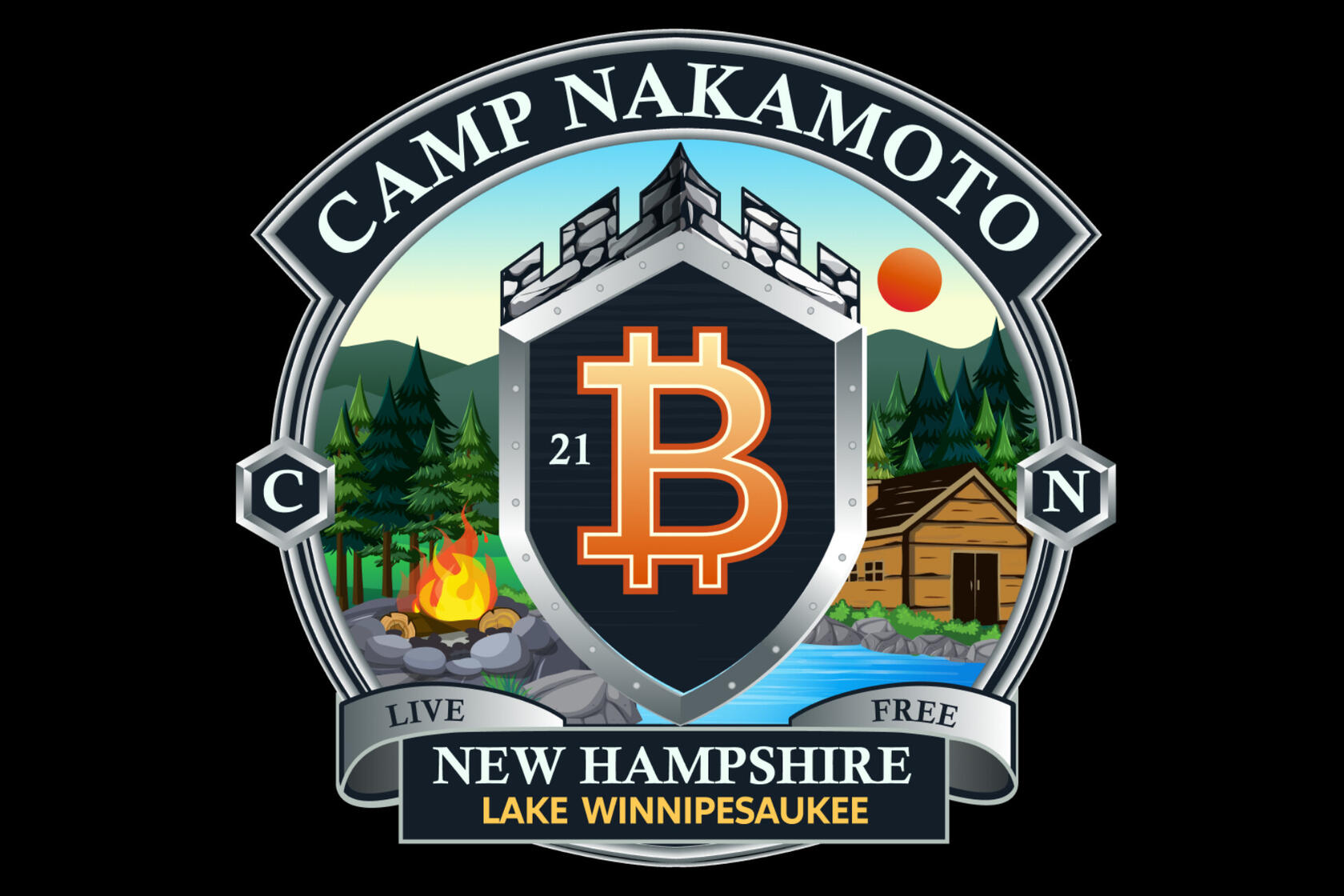 Camp Nakamoto New Hampshire Lake Winnipesaukee with ROBBIE P Live