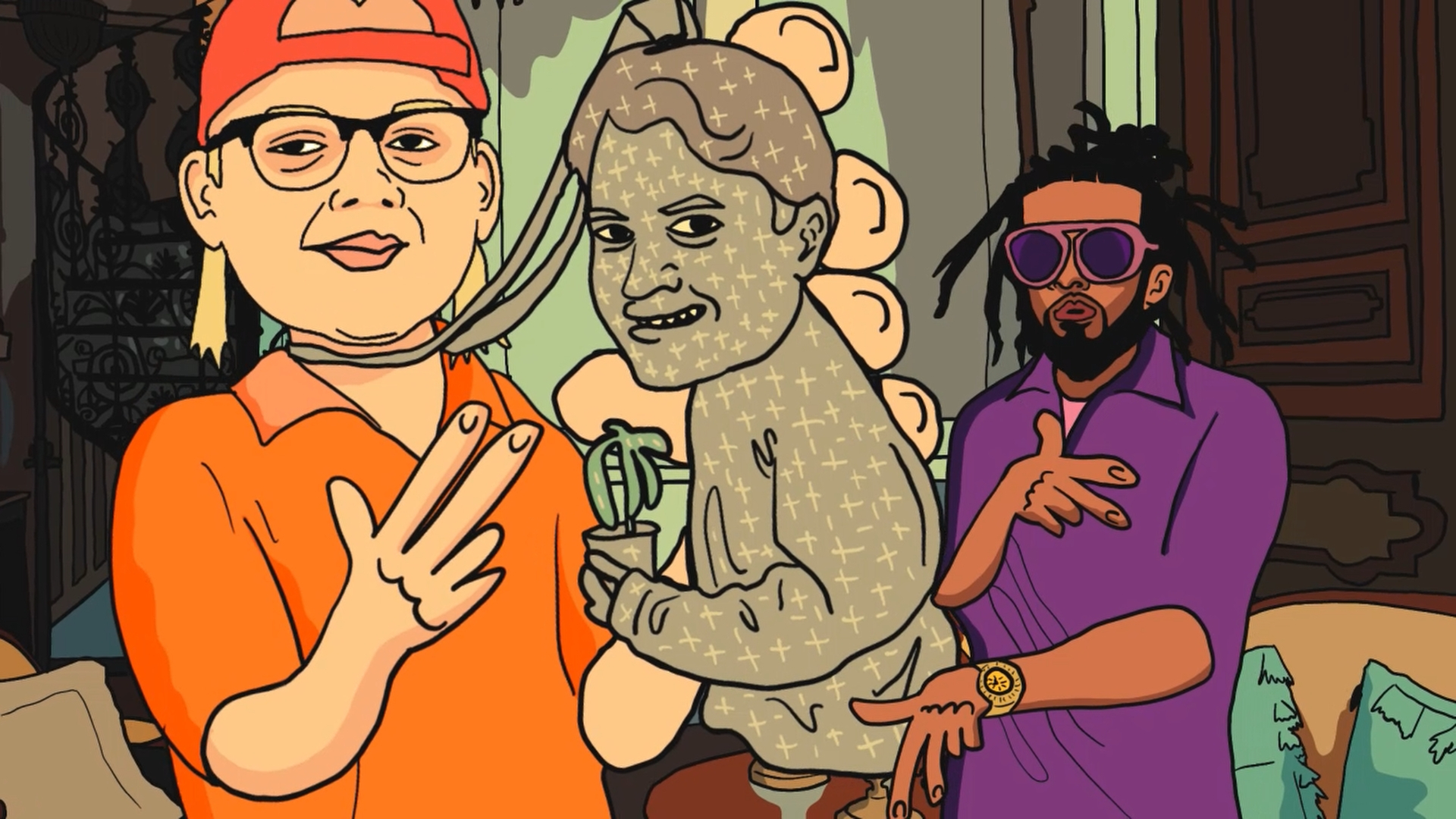 ROBBIE P - Rich in Bitcoin ft. Man Like Kweks (Official Cartoon Video)